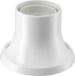 BASE RECTA E27 BLANCA BAKELITA