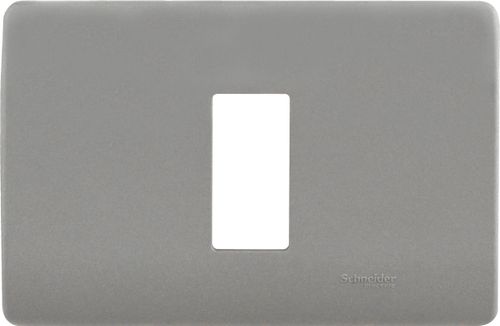 PLACA 1 PUESTO C/SOPORTE NIQUEL GENESIS MWD130407451