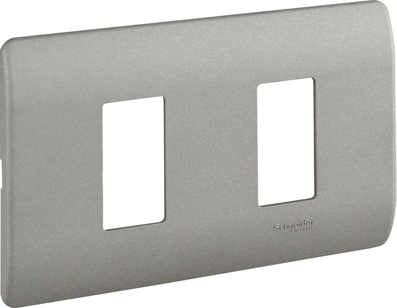 Placa 2 Puestos C/Soporte Niquel Genesis MWD130407452