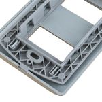 Placa 2 Puestos C/Soporte Niquel Genesis MWD130407452
