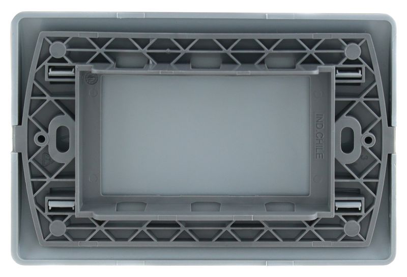 Placa Ciega C/Soporte Niquel Genesis MWD130407454