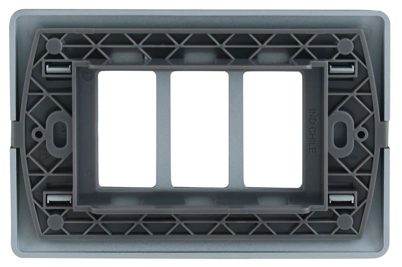 Placa 3 Puestos C/Soporte Humo Genesis MWD130407433