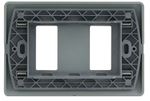 Placa 2 Puestos C/Soporte Dorada Genesis MWD130407442