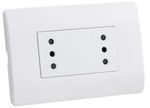 Enchufe Duplex 2P+T 10A 250V Armado Blanco Genesis MWD130227547
