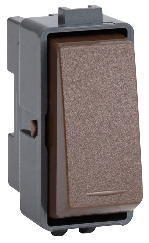 MODULO INTERRUPTOR CONMUTADOR 9/24 16A 250V CAFÉ GENESIS MWD130047101