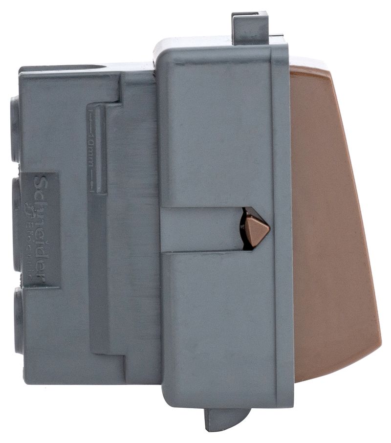 Modulo Interruptor Conmutador 9/24 16A 250V Café Genesis MWD130047101