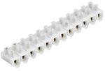 REGLETA CONEXIÓN 16MM 12 CTOS 30A 400V HALOFREE BLANCO CROMPTON