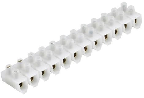 REGLETA CONEXIÓN 16MM 12 CTOS 30A 400V HALOFREE BLANCO CROMPTON