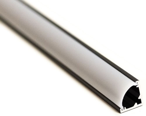 PERFIL ALUMINIO NEGRO ESQUINA PARA CINTA LED 3MTS. 10mmX10mm TECHNOLAMP