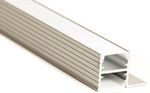 PERFIL ALUMINIO NATURAL BIDIRECCIONAL PARA CINTA LED 3MTS 25,3MMX18MM