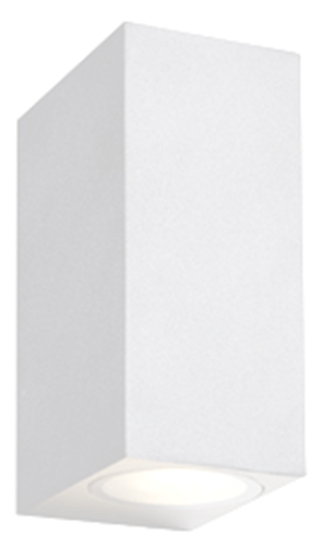 APLIQUE BRICK 2XGU10 IP44 BLANCO OPAL