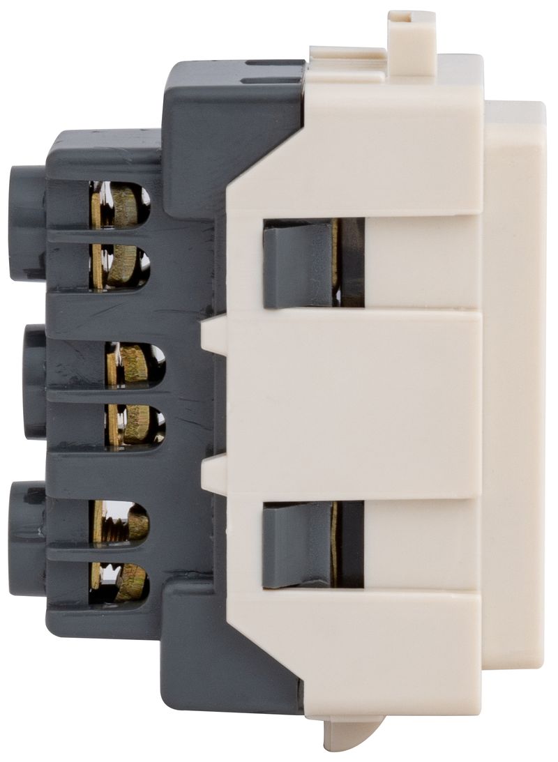 MODULO ENCHUFE 2P+T 10A 250V BEIGE GENESIS