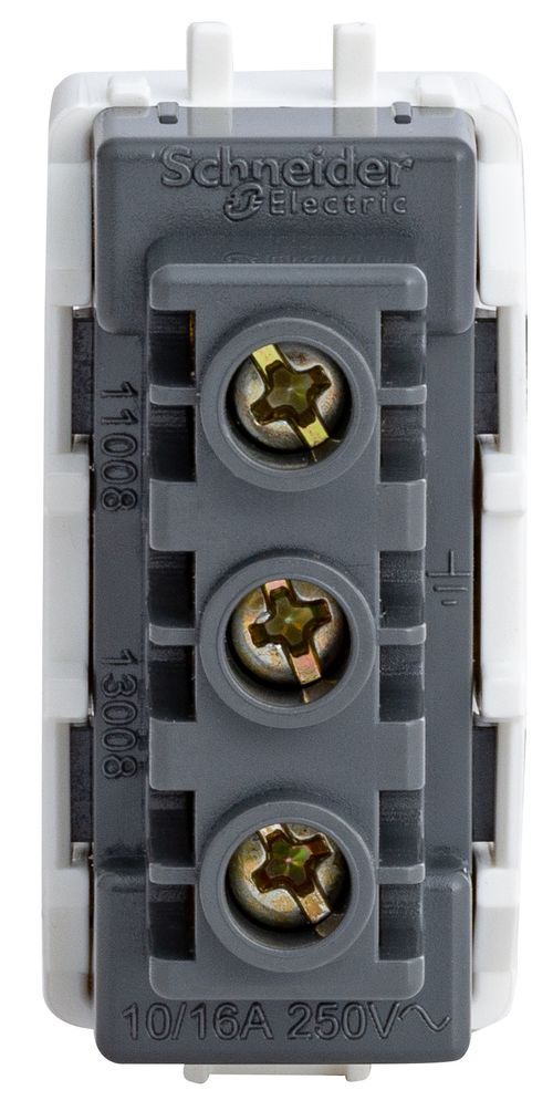 MODULO ENCHUFE 2P+T 10A 250V BLANCO GENESIS MWD130087808