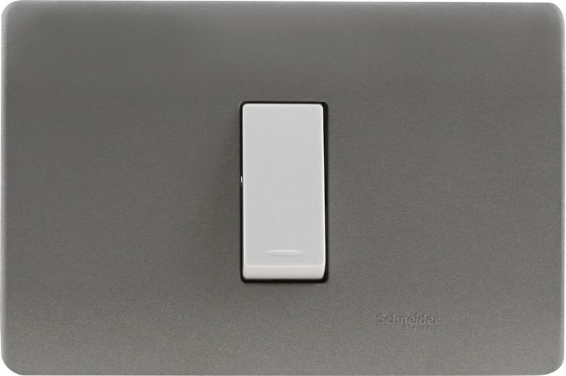 Interruptor conmutador doble (9/24) 10 A Blanco