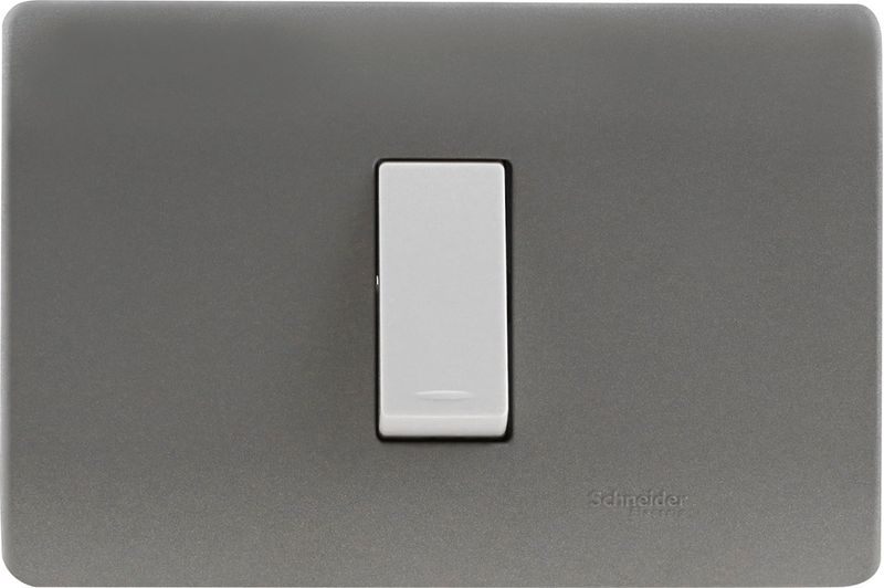 INTERRUPTOR CONMUTADOR 9/24 16A 250V ARMADO NIQUEL/BEIGE GENESIS