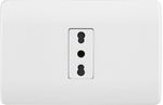 ENCHUFE SIMPLE 2P+T 10/16A 250V ARMADO BLANCO GENESIS MWD130327546