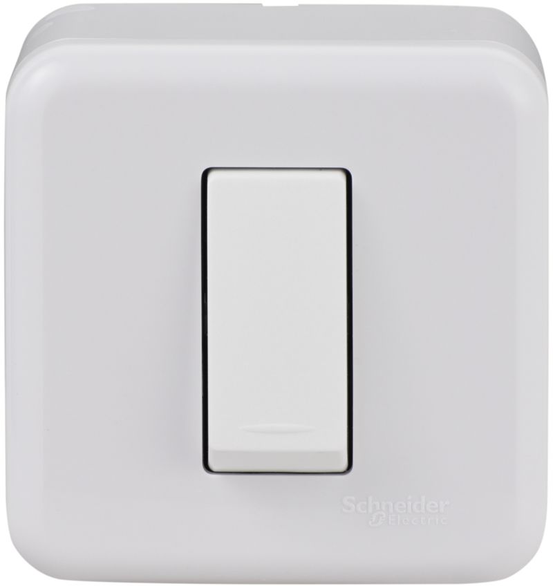 CASQUETE ARMADO PULSADOR 16A 250V BLANCO GENESIS MWD66160