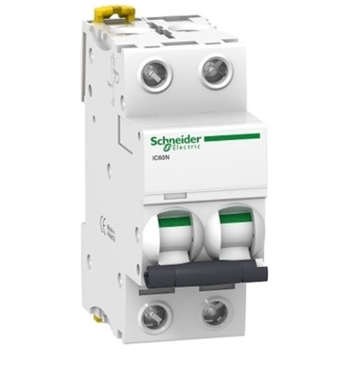 INTERRUPTOR AUTOMATICO 2P 4A C 10KA iC60N Acti9 A9F74204 SCHNEIDER