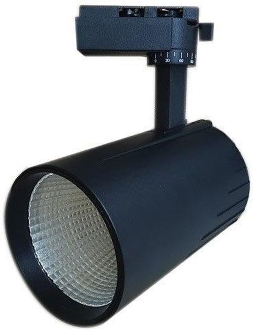 FOCO LED PARA RIEL MONOFASICO KEVEL 30W 2760LM 3000K NEGRO TECHNOLAMP