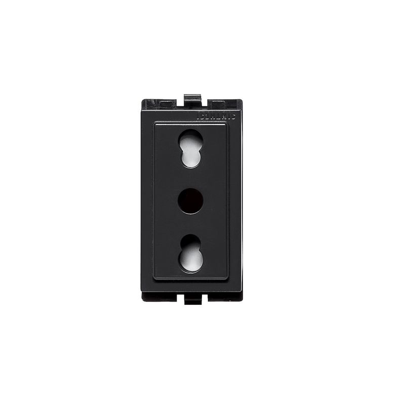 Modulo Tomacorriente Bipaso 10/16a 250v 2p+T S17 Noir 173106