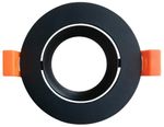 Bisel Orientable Evo Negro Ip20 Sin Base Gu10 Technolamp