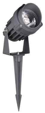 FOCO LED PLENA 25W 3000K 2250LM IP65 GRIS ESTACA Y MURO