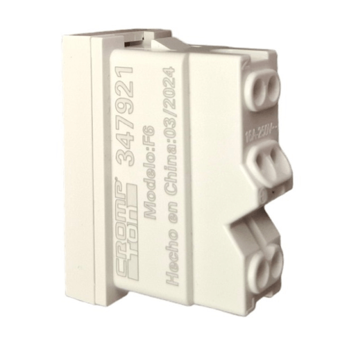 MODULO ENCHUFE 2P+T 10/16A 220VAC BLANCO CROMPTON