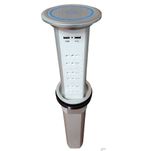 TORRE POP UP 8 MODULOS IP44 MOTORIZADA CARGADOR WIRELESS+TOMA USB CARGA+6 ENCHUFES 10/16 COWORK