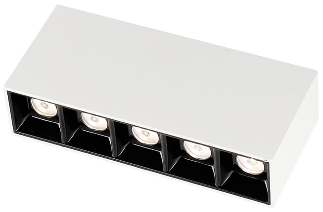 FOCO SOBREPUESTO LED ALFA 24° 10W 13,5 CM 3000K 1000LM IP40 BLANCO