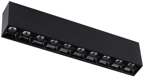 FOCO SOBREPUESTO LED ALFA 24° 20W 27 CM 3000K 2000LM IP40 NEGRO TECHNOLAMP