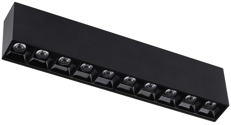 FOCO SOBREPUESTO LED ALFA 24° 20W 17 CM 3000K 2000LM IP40 NEGRO