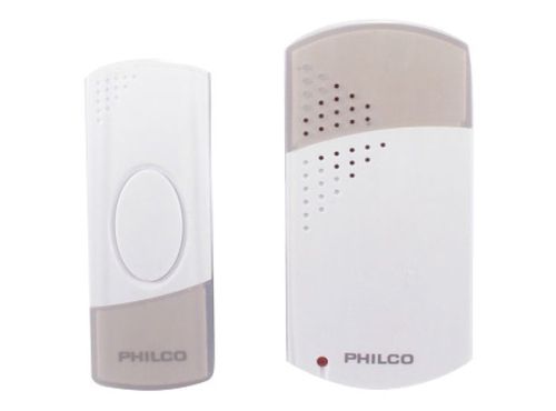 TIMBRE INALAMBRICO 32 TONOS BATERIA 23 A 12V CONEXION 220V 35DB000040 PHILCO