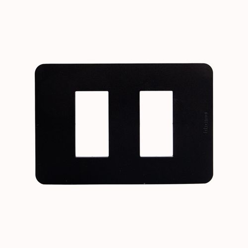 PLACA 1+1 PUESTO NEGRO JA4803M2JB MATIXGO