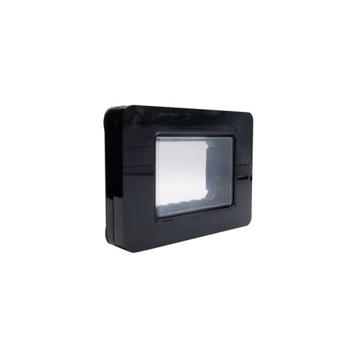 PLACA 3 MODULOS IP55 NEGRO 28603B MATIXGO