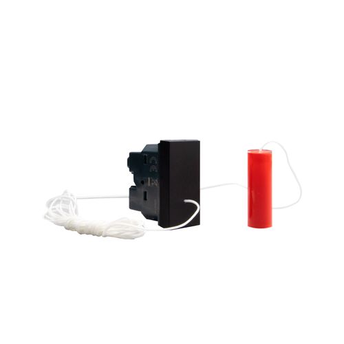 MODULO PULSADOR TIRANTE 1P 10A NEGRO JB4033 MATIXGO