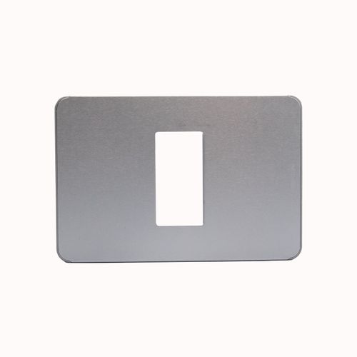 PLACA 1 PUESTO ALLUMINIO JA4803M1AA MATIXGO