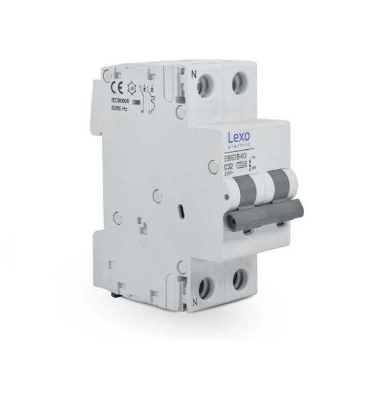 Interruptor Automatico 1p+N 20A C 10ka Ebs3b-63 5350020 Lexo