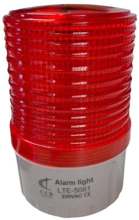 BALIZA LED 2W DESTELLANTE ROJO 220V CCD