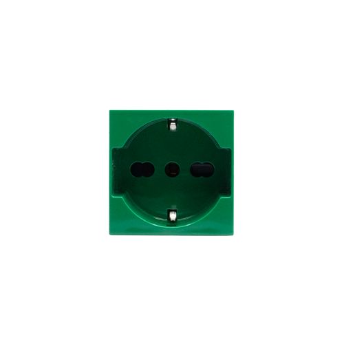 MODULO TOMA UNIVERSAL 2P+T10/16A SCHUKO VERDE J4140A16G MATIXGO