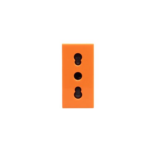 MODULO TOMA CORRIENTE 2P+T 10/16A NARANJO J4180O MATIXGO