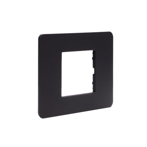PLACA 2 PUESTOS NEGRO JA4802JB MATIXGO