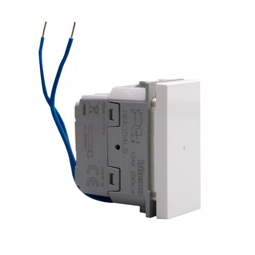 MODULO INTERRUPTOR CRUZAMIENTO 10AX AXIAL LED BLUE BLANCO JW4054LB MATIXGO