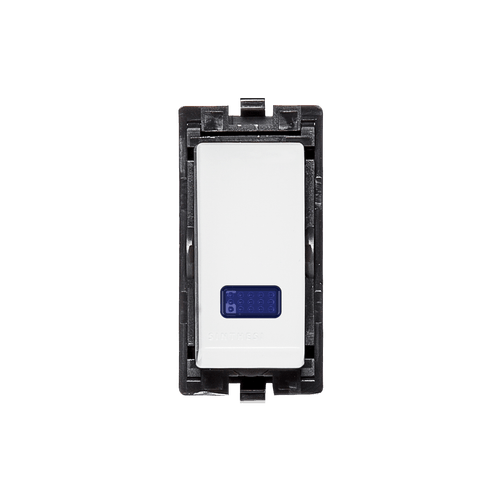 MODULO CONMUTADOR 9/24 LUMINOSO 16A 250V S17 BLANCO 179201 SINTHESI