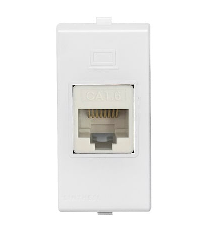 MODULO TOMA DATOS RJ45 CAT 6 S22 BLANCO 224601 SINTHESI
