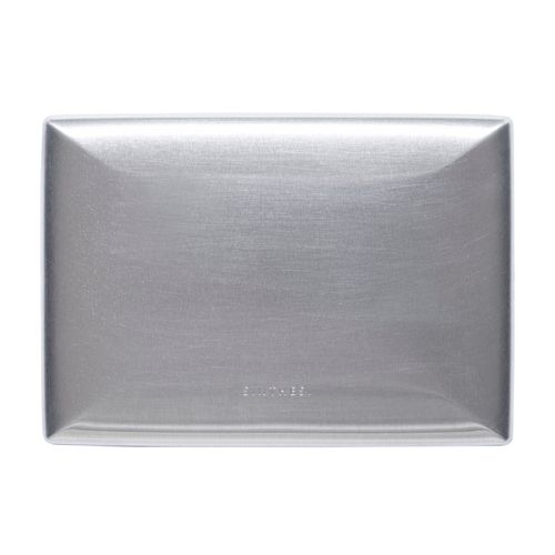 PLACA CIEGA S22 ALUMINIO NATURAL C/SOPORTE 220020 SINTHESI
