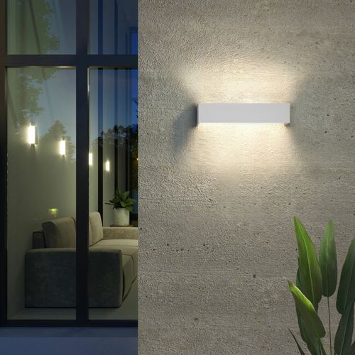 APLIQUE LED CAPRI 10W 770LM 3000K BIFOCAL IP65 BLANCO TECHNOLAMP