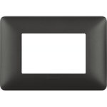 PLACA 3 PUESTOS GRAFITO AM503M3GR