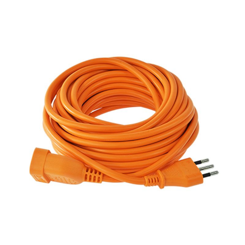 ALARGADOR SIMPLE 2P+T 10A 250V 10MTS NARANJO