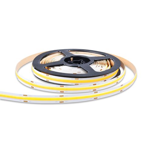 CINTA LED COB TECHNOLAMP 12W/M LUZ CÁLIDA 12V IP20 (5 METROS)
