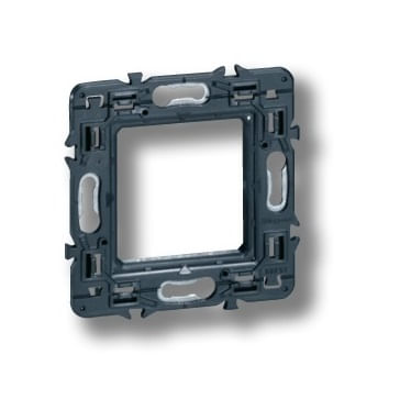 SOPORTE PLASTICO 2 PUESTOS MOSAIC LEGRAND
